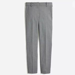 New J CREW Graphite Mercantile Slim Crop Pants